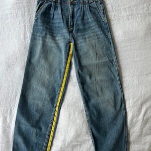 Women’s Anthropologie Pilcro Pleated Blue Jeans